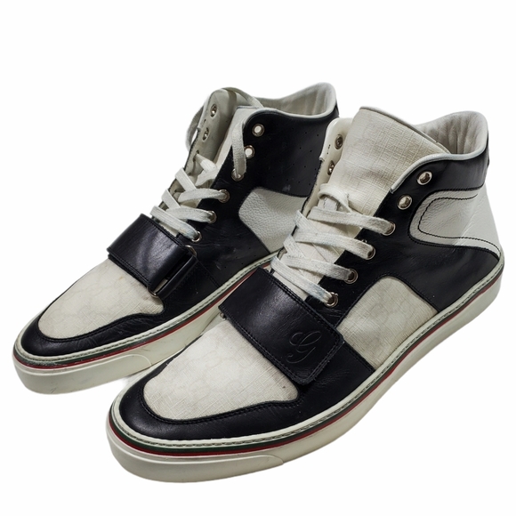 Gucci Men Leather Lace Up Sneaker - Picture 4 of 13